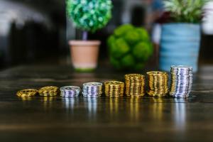 Stacks of coins